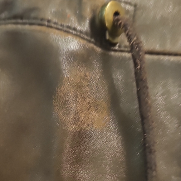 VINTAGE Danier Dark Brown Leather Jacket - Picture 11 of 12